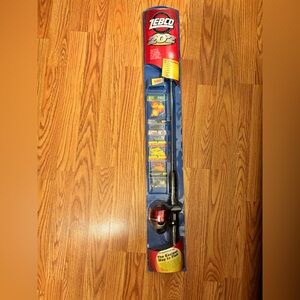 Zebco 202 Red and Black Fishing Rod